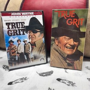 True Grit DVD and VHS Set